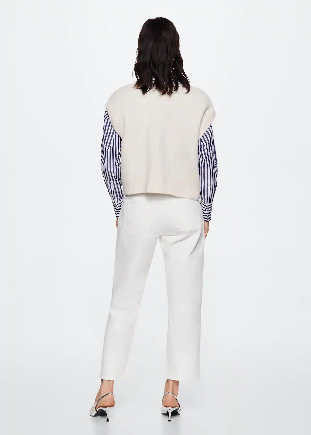 Straight-fit cropped jeans