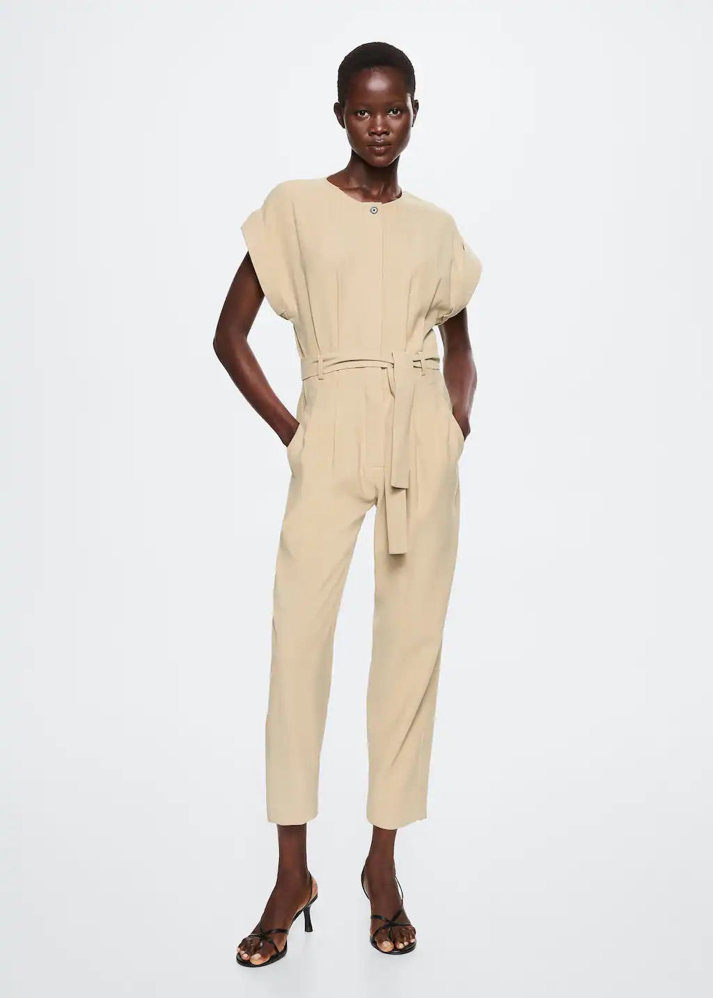 Cut-out back jumpsuit