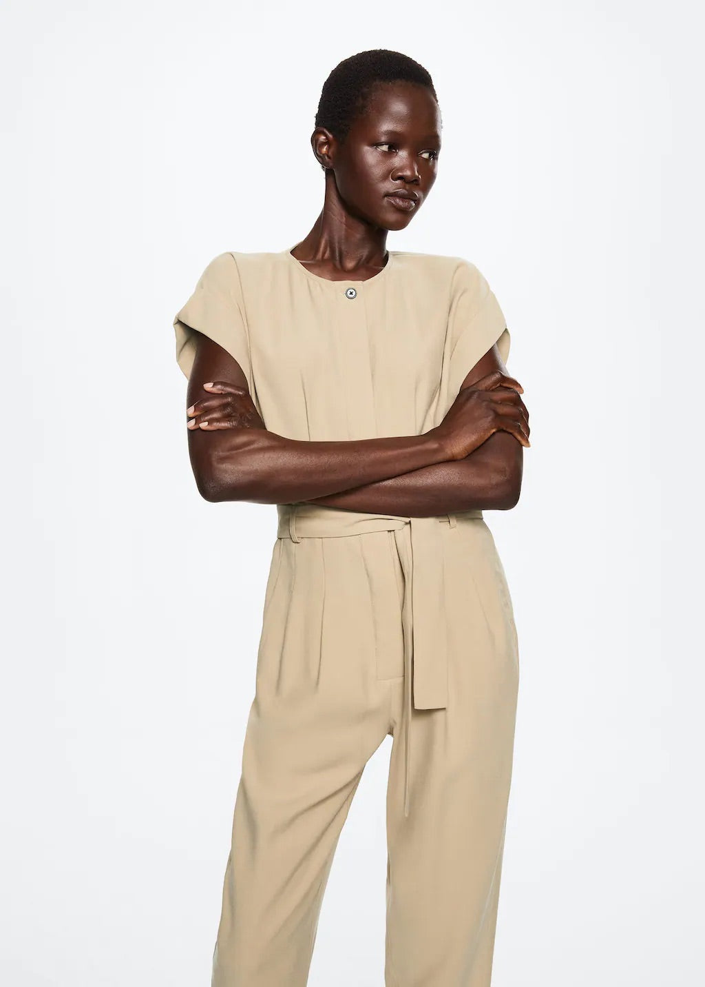 Cut-out back jumpsuit