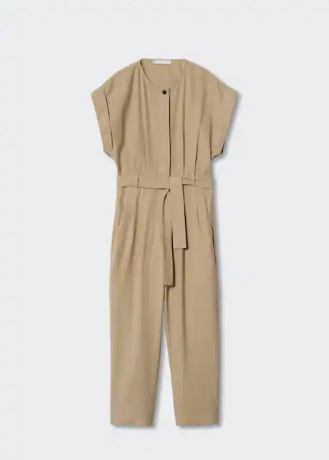 Cut-out back jumpsuit
