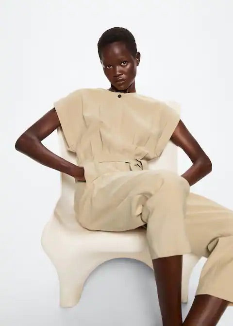Cut-out back jumpsuit