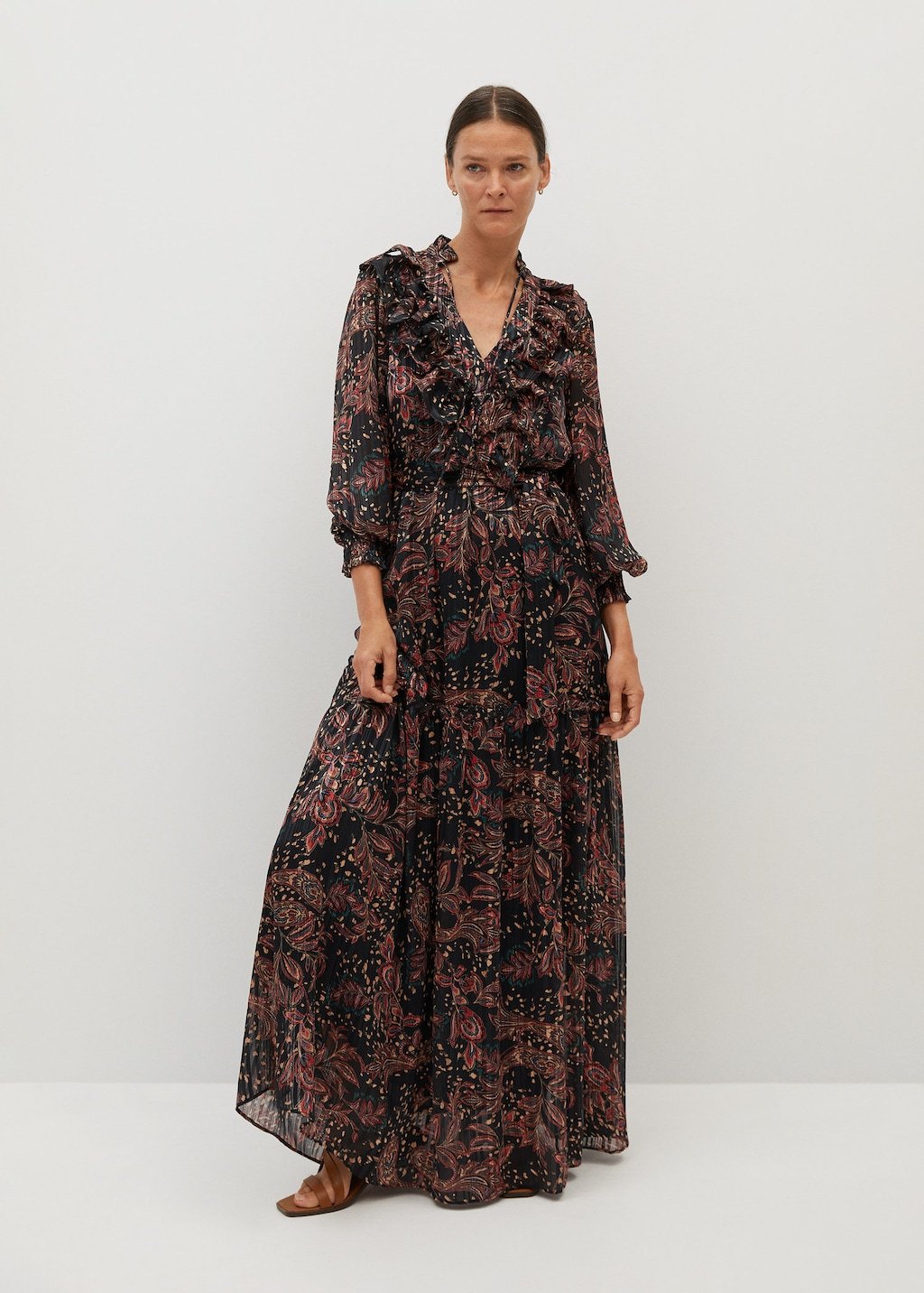 Printed long dress
