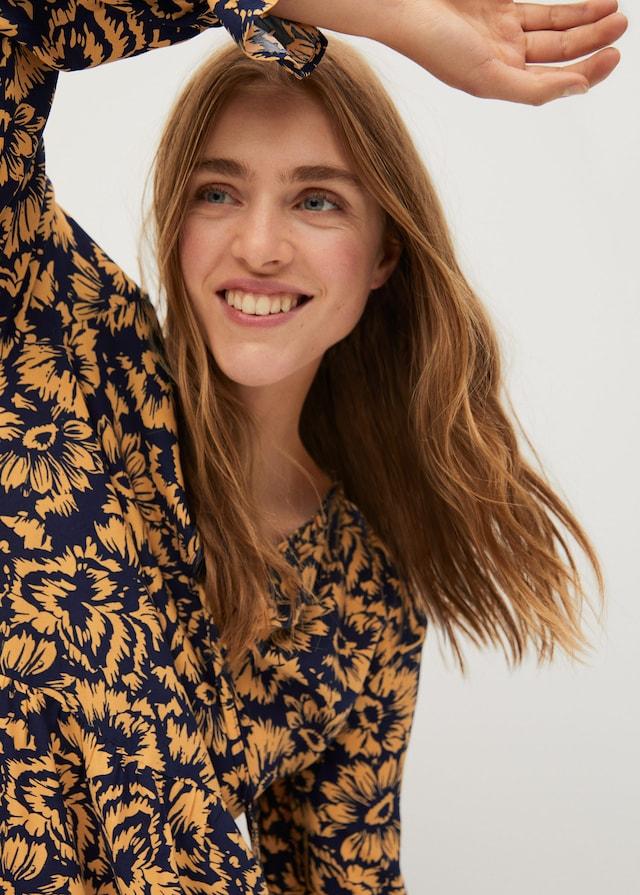 Printed long dress