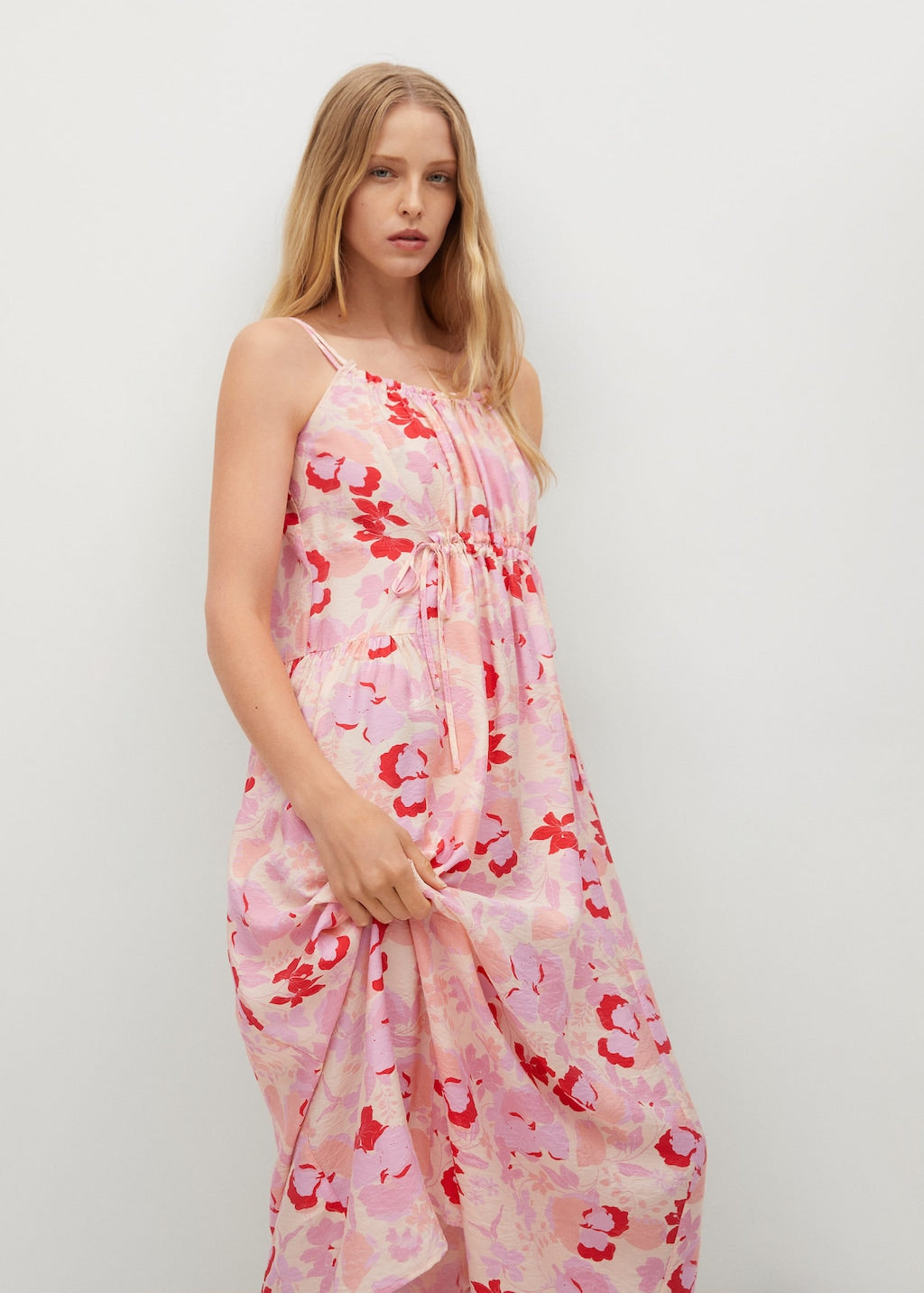 Flowy printed dress