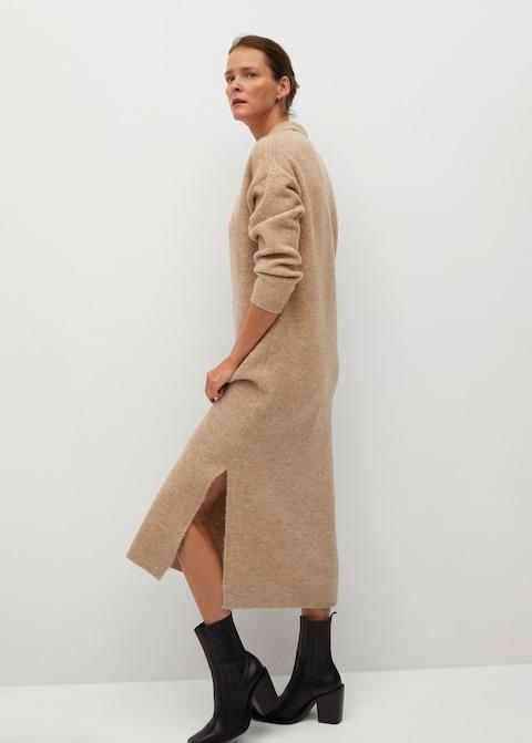 Jersey shirt dress