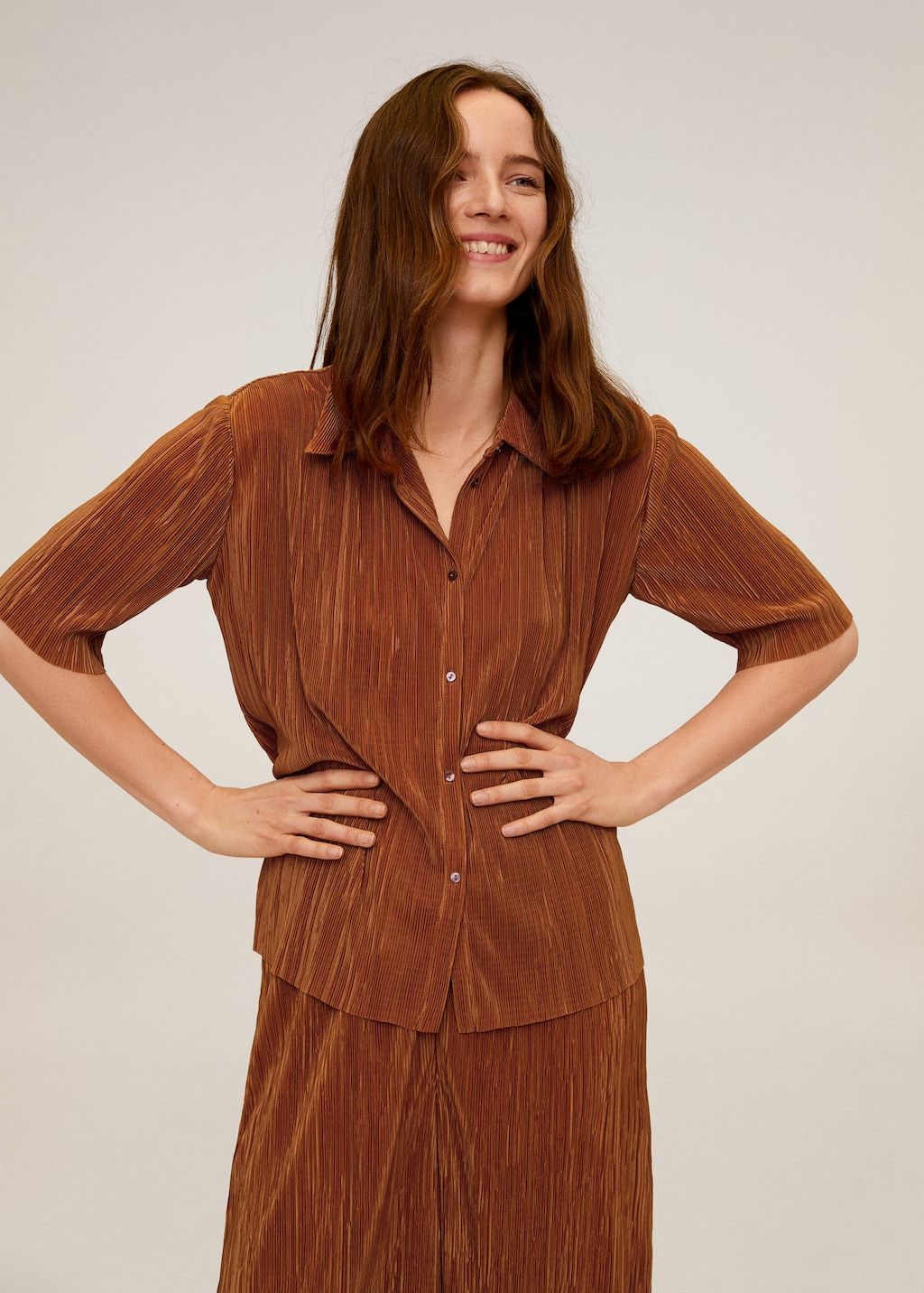 Pleated shirt