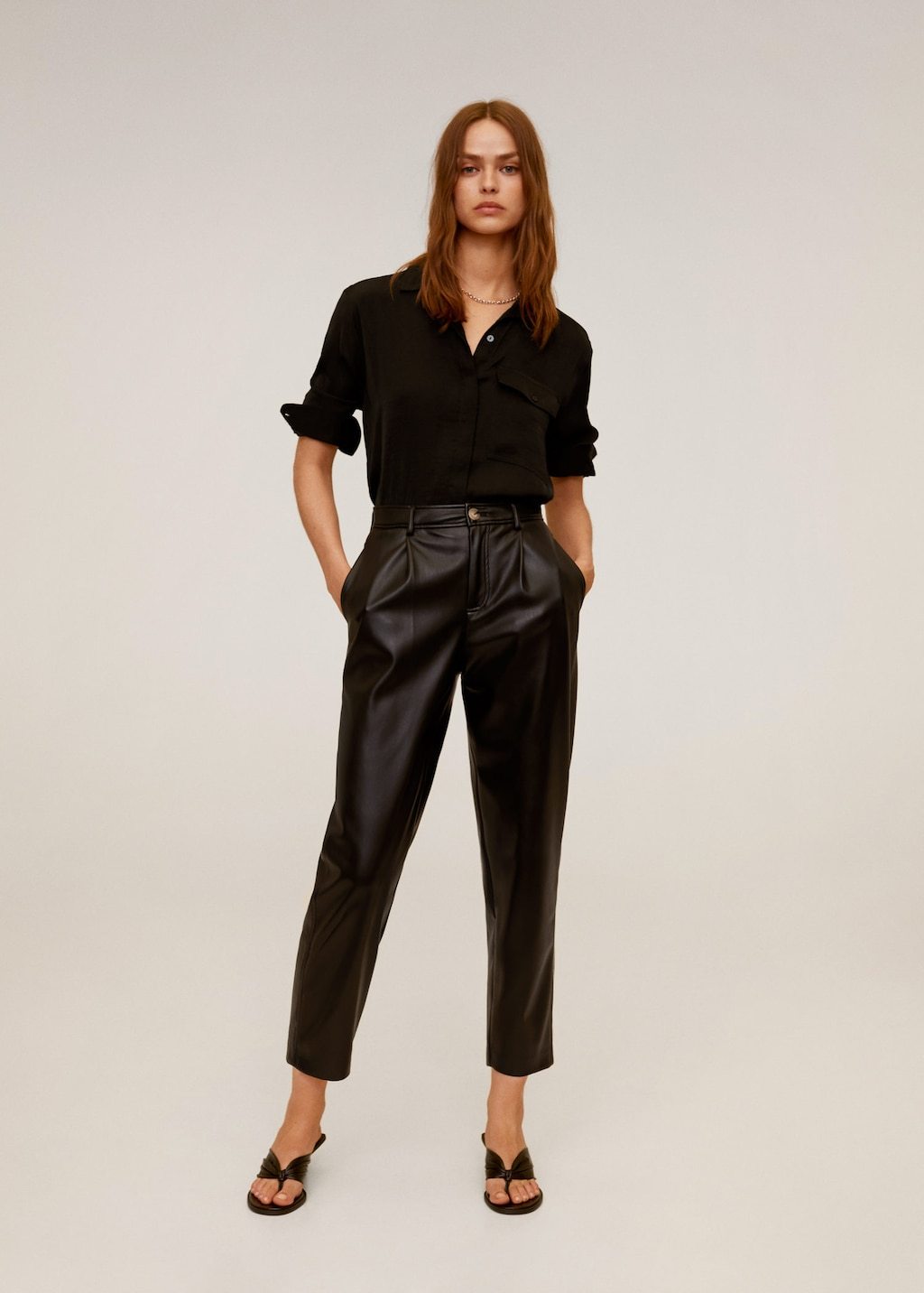 Flowy pocket blouse