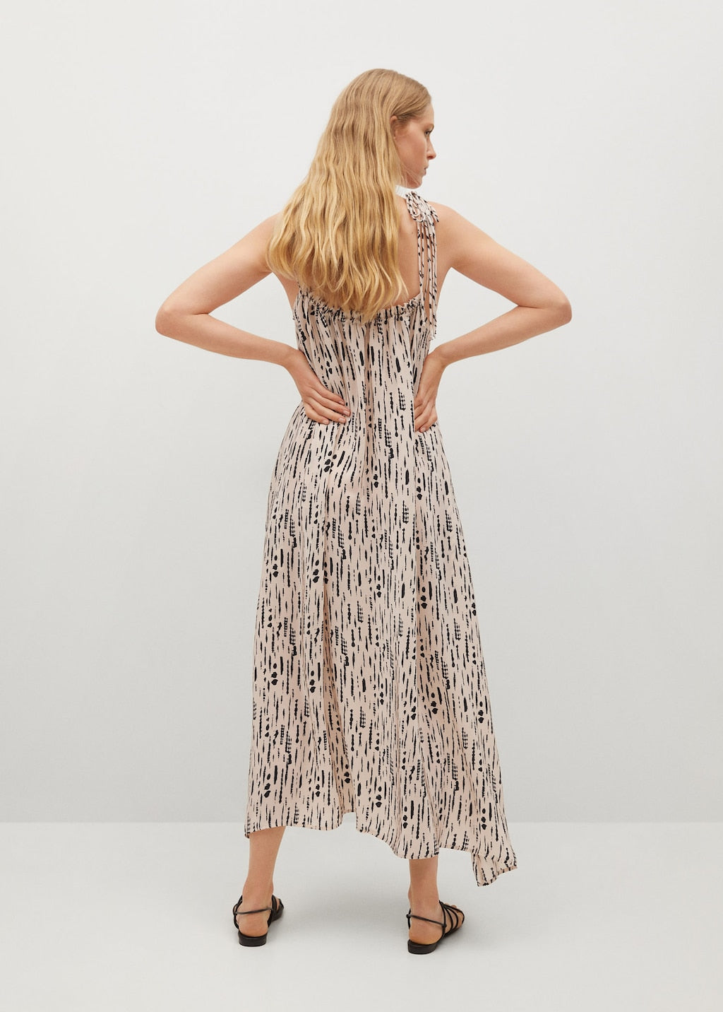 Ruched straps dress
