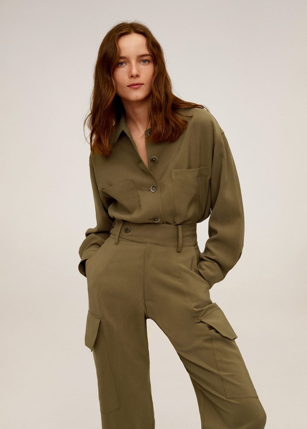 Pockets flowy shirt