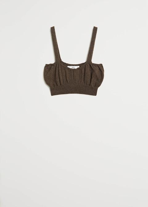 Wool knit top