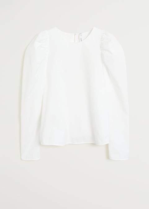 Puffed sleeves blouse