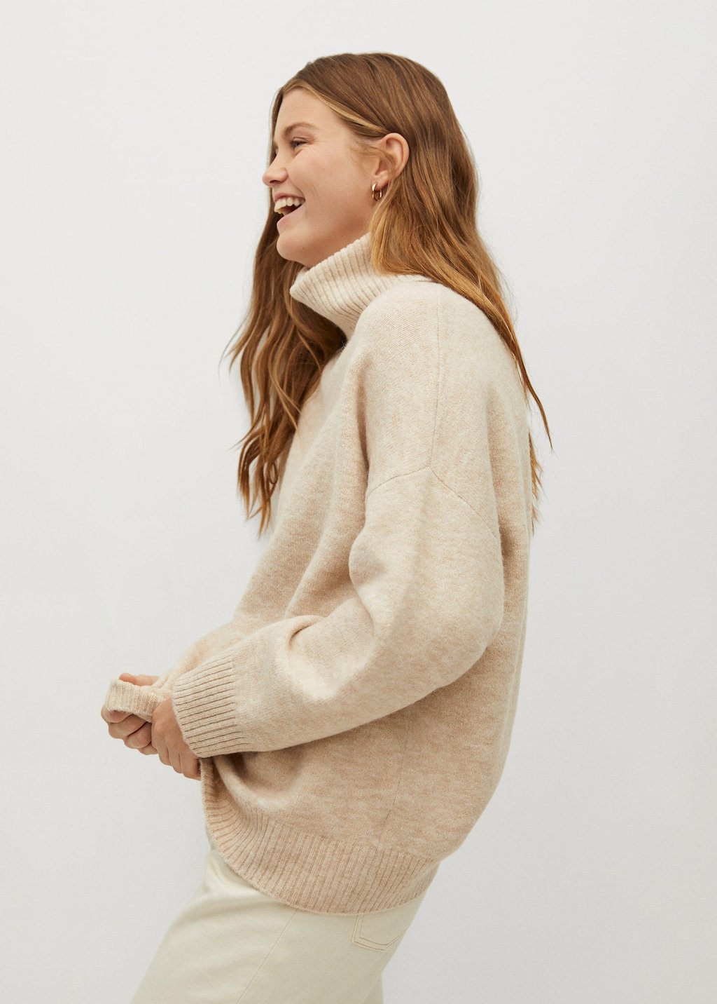 Turtle neck oversize sweater