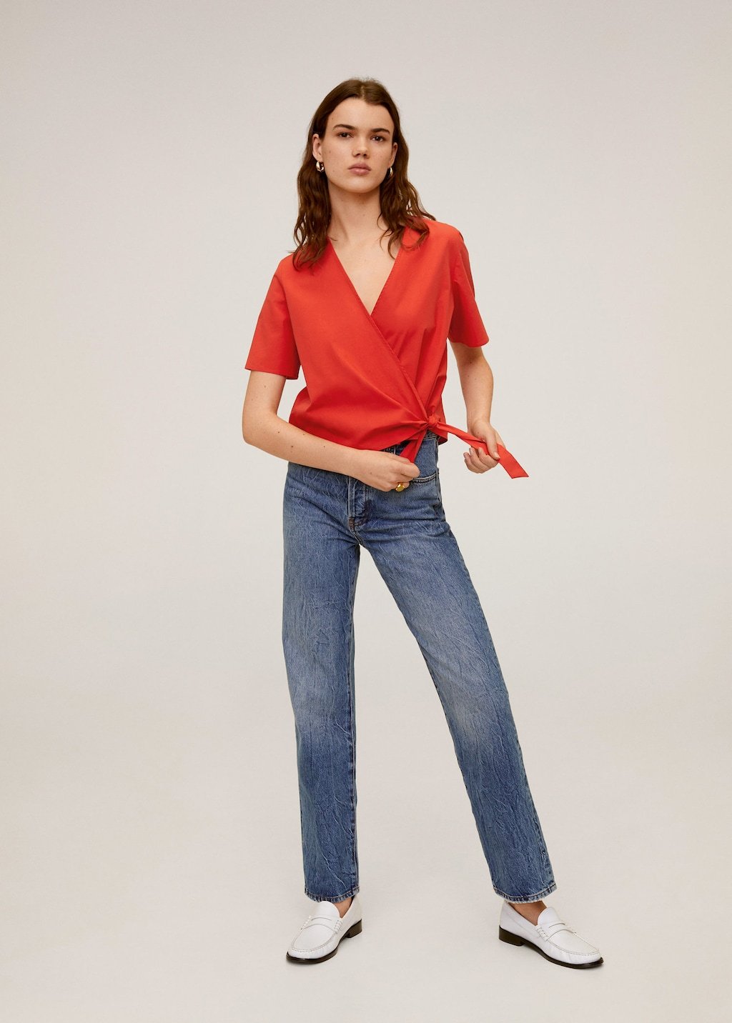 Cotton cross shirt
