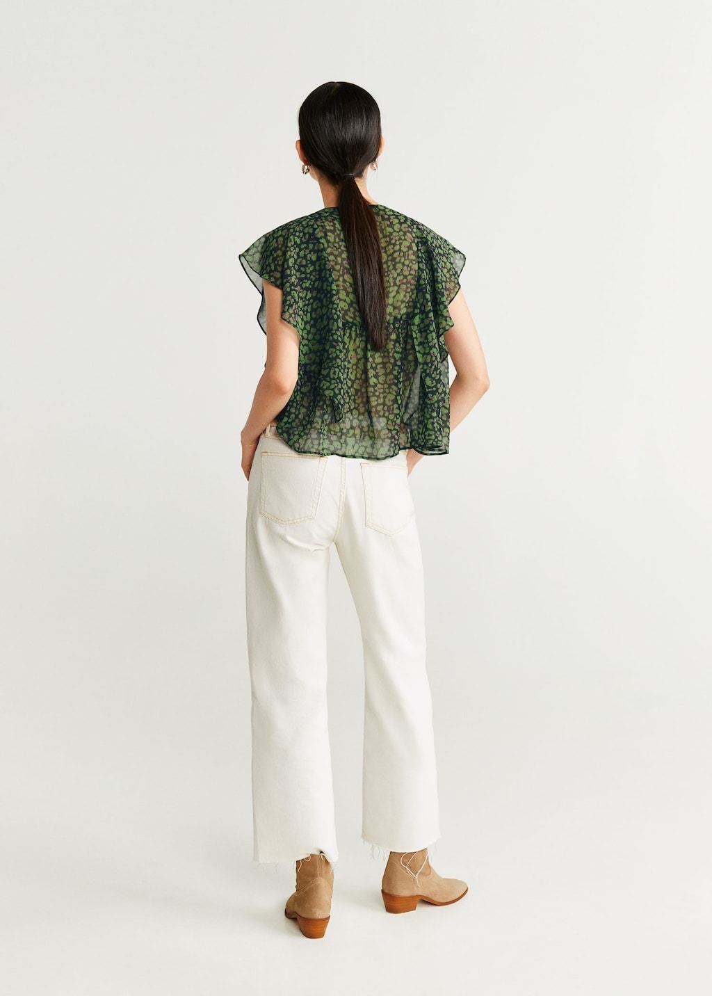 Flowy printed blouse