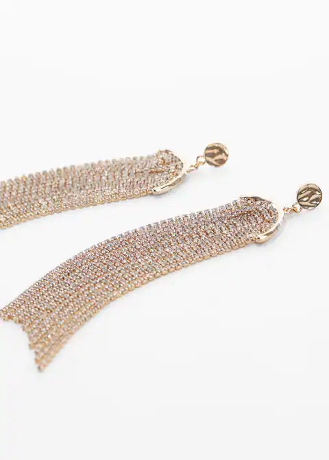 Crystal waterfall earrings