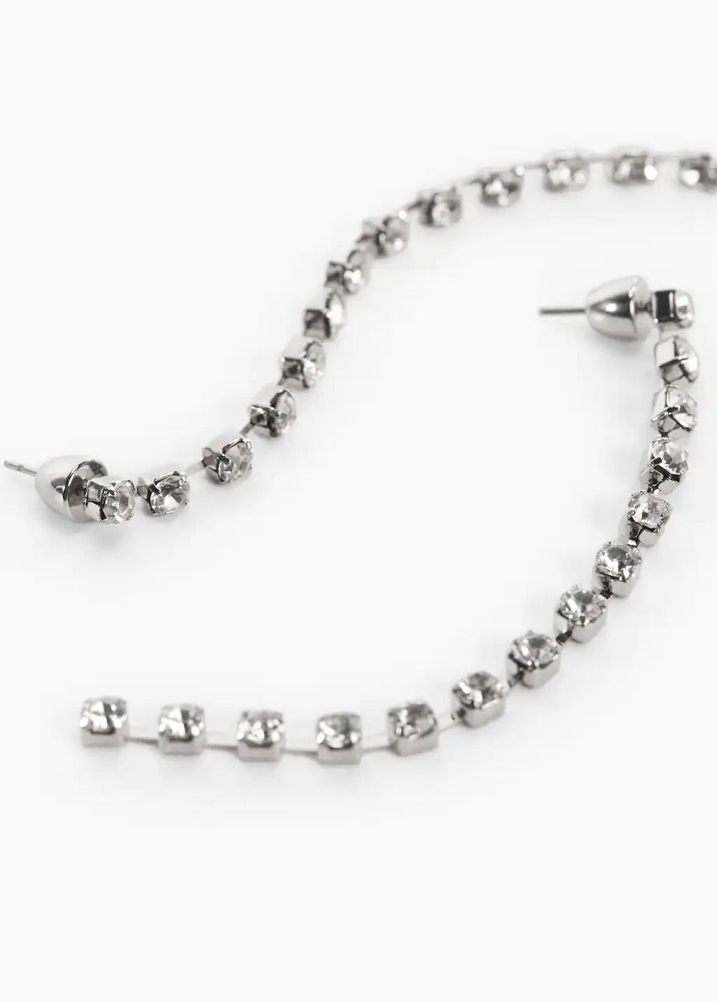 Crystal thread earrings