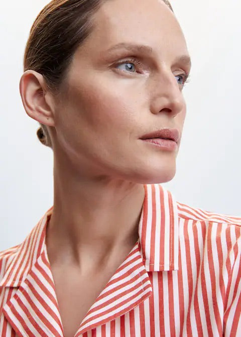 Short sleeve striped shirt