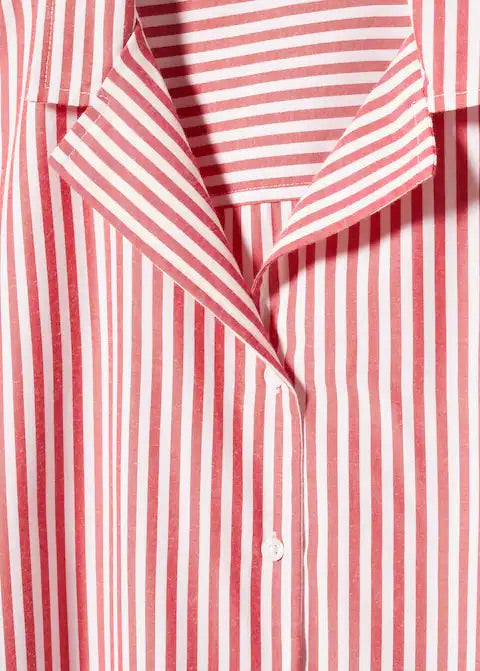 Short sleeve striped shirt