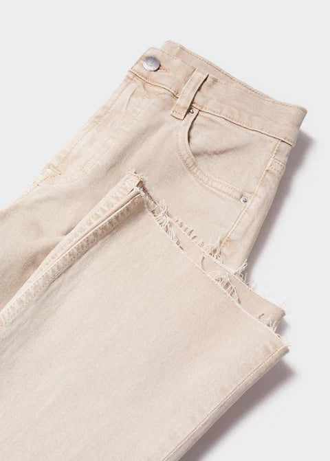 Crop flared jeans