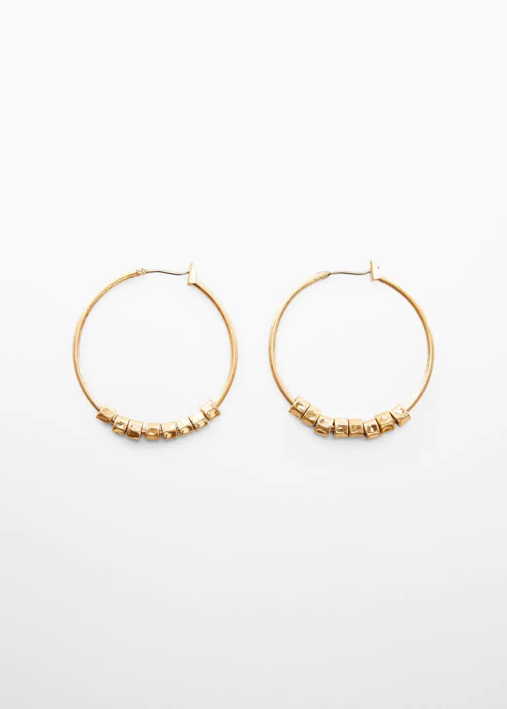 Bead loop earrings