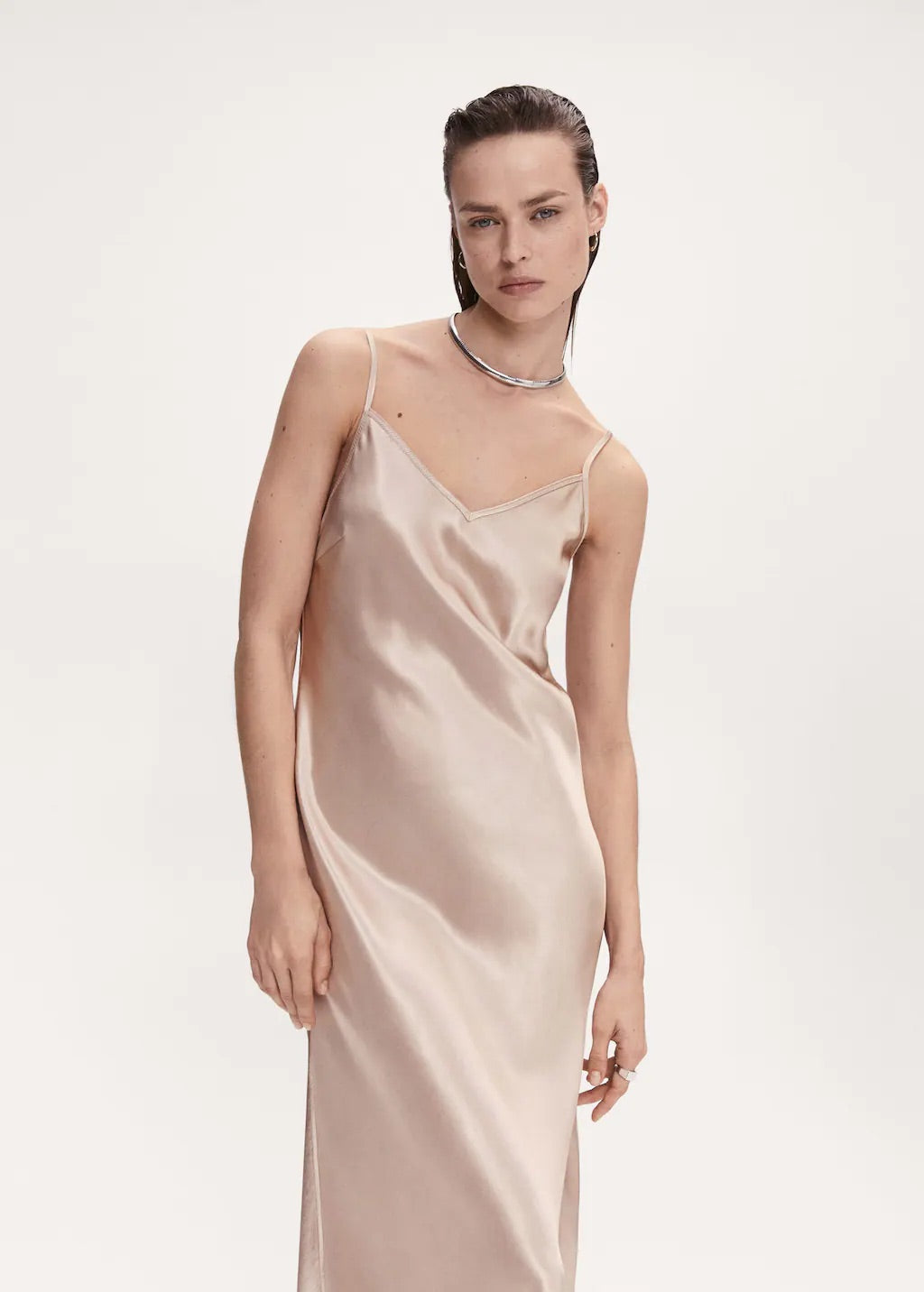 Satin camisole dress