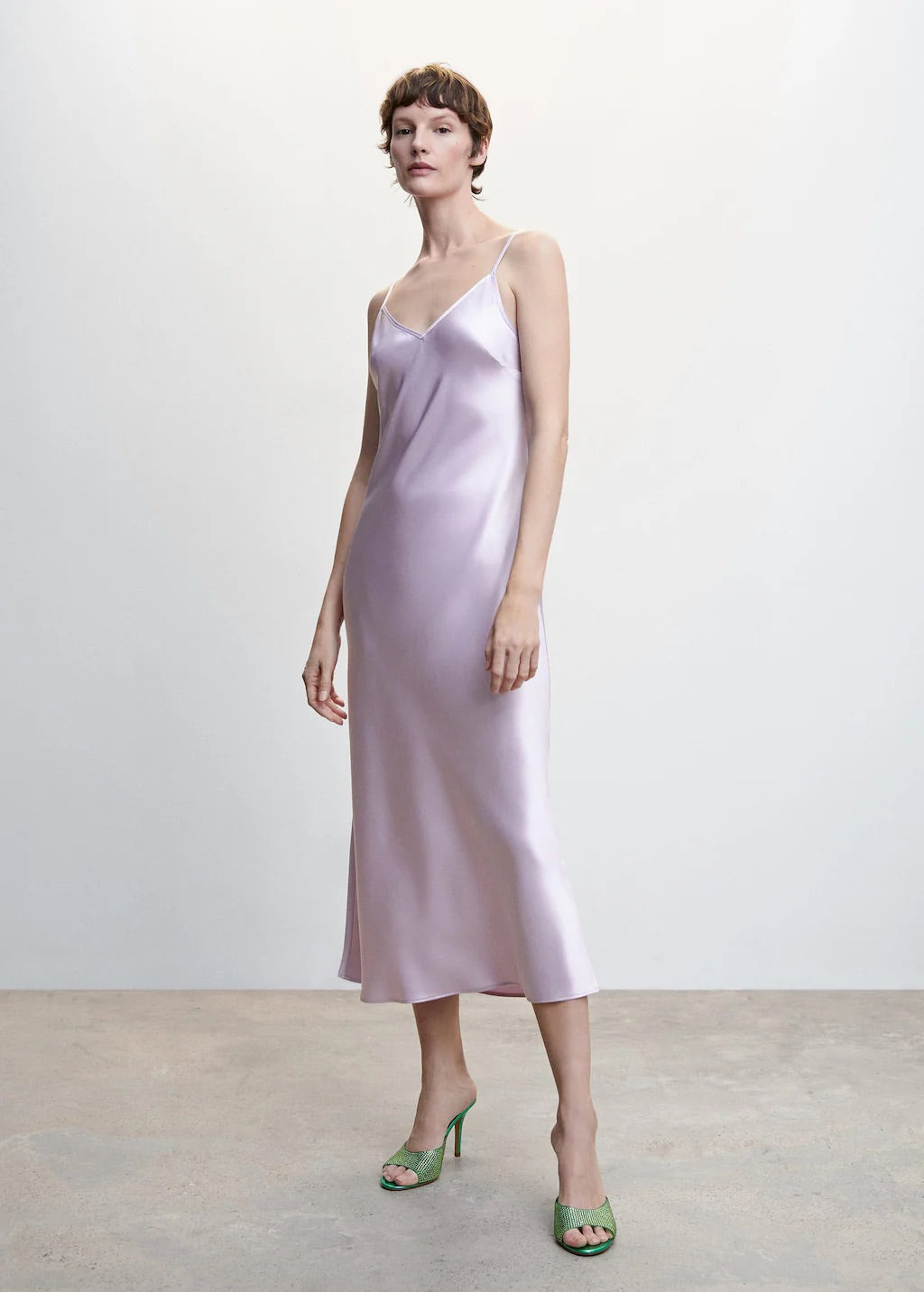Satin camisole dress