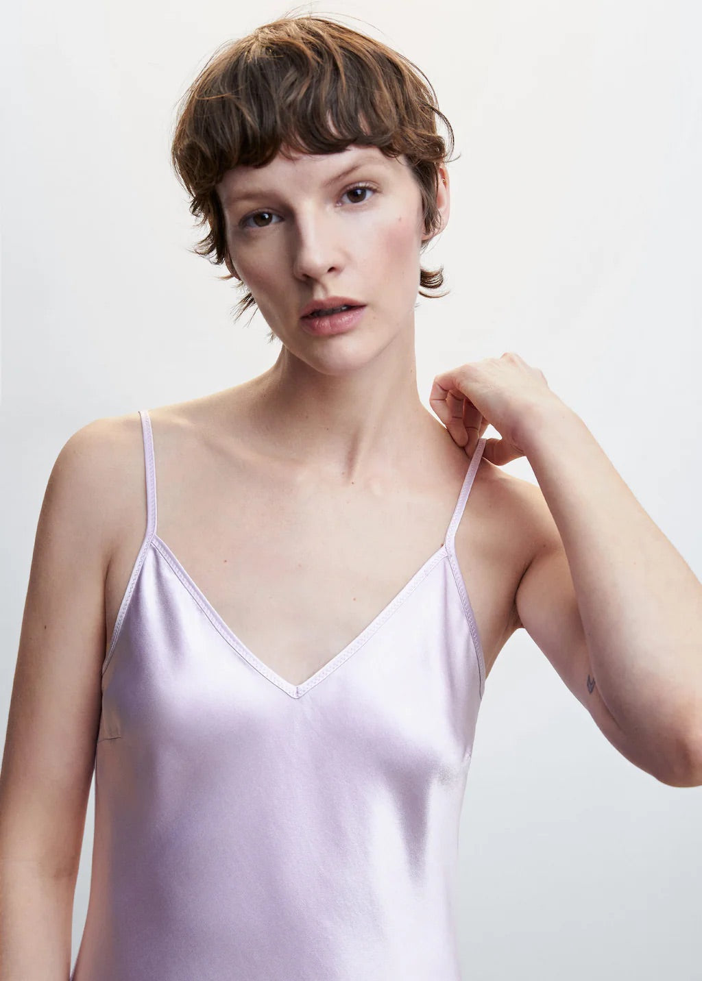 Satin camisole dress