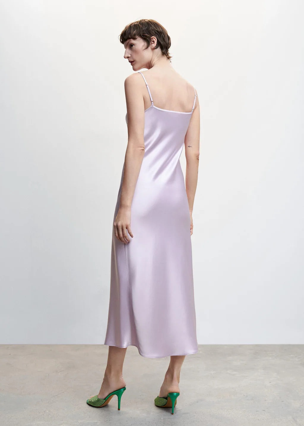 Satin camisole dress