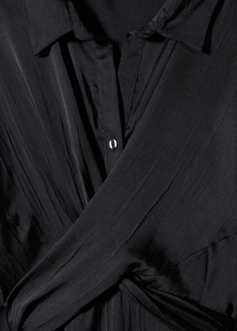 Wrap shirt dress
