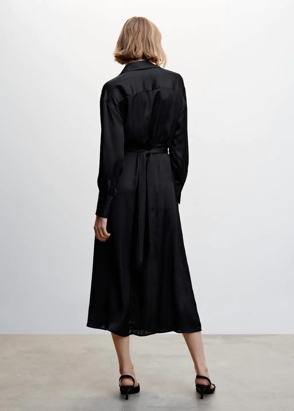 Wrap shirt dress
