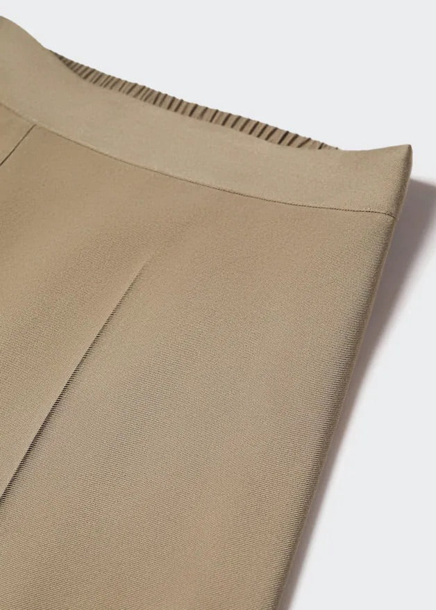 High-waist palazzo trousers