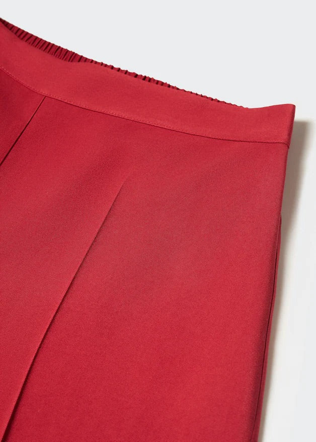 High-waist palazzo trousers