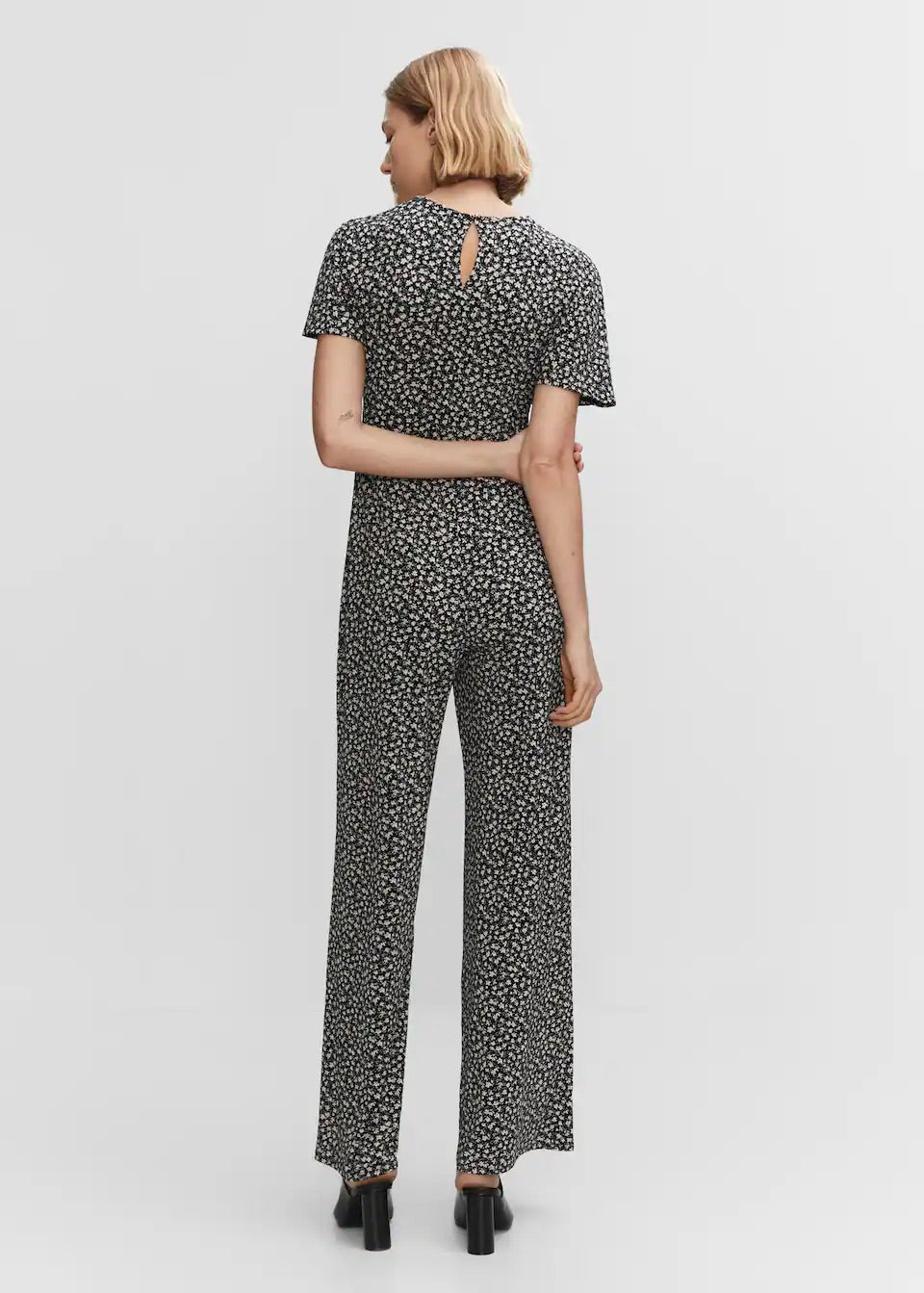 Long printed jumpsuit