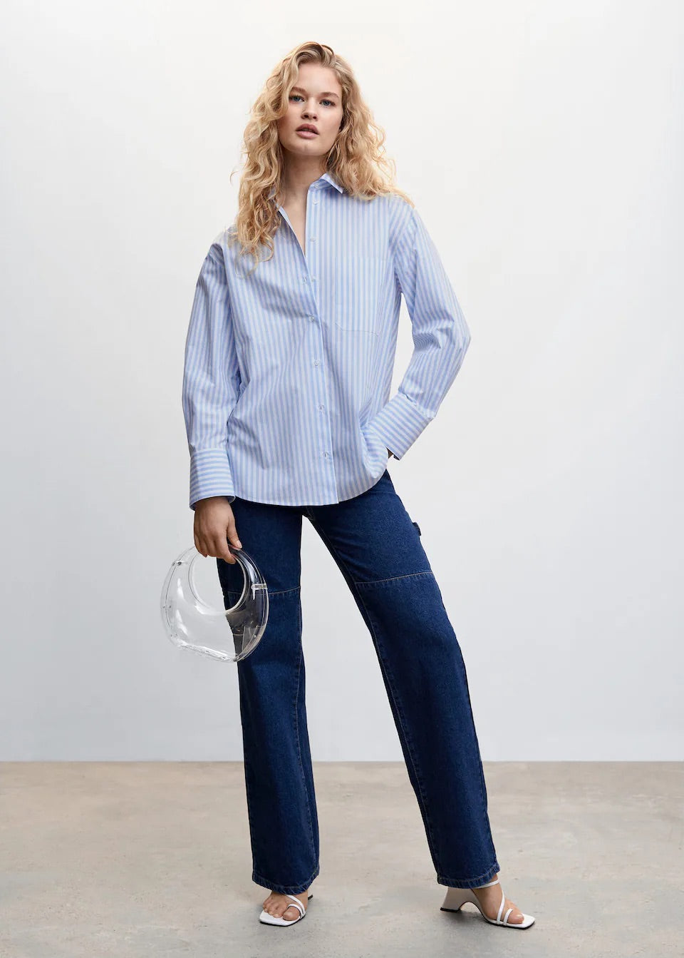 Oversize striped shirt