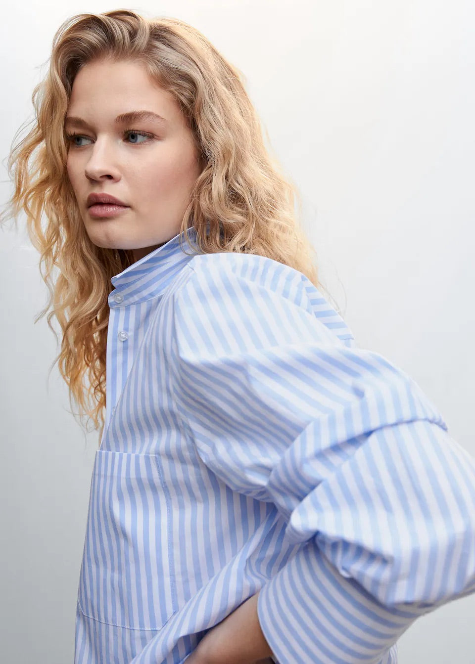 Oversize striped shirt