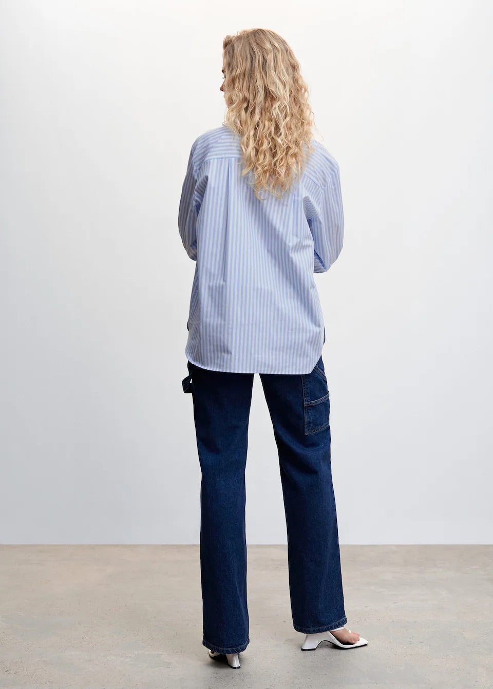 Oversize striped shirt