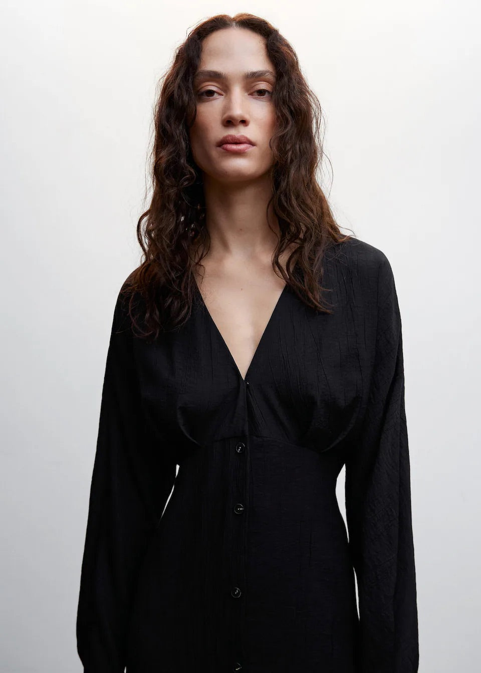 Bow shirt dress