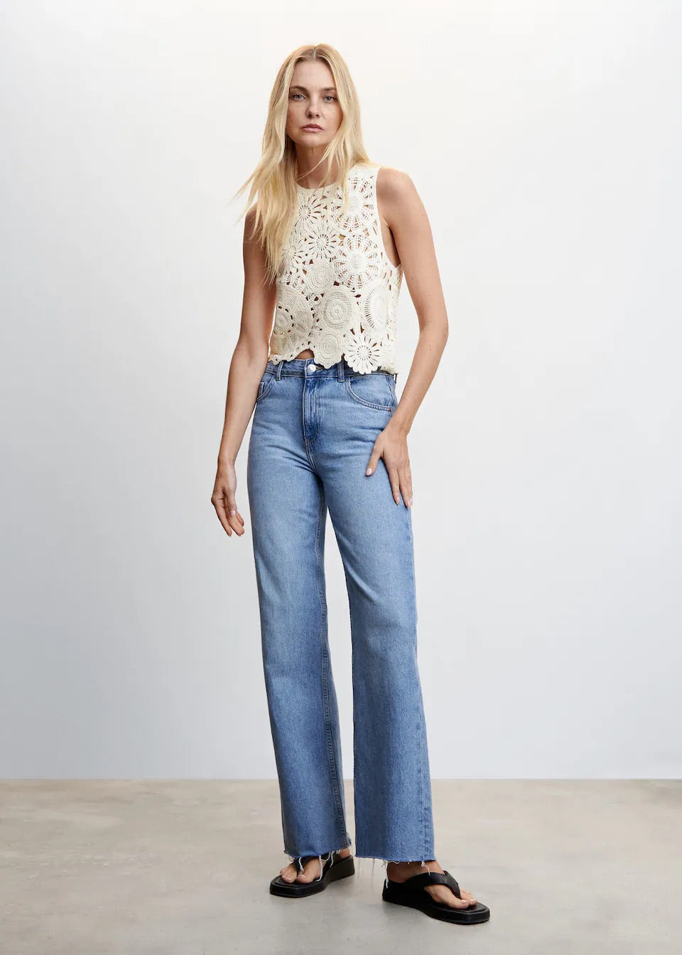 Crochet crop top