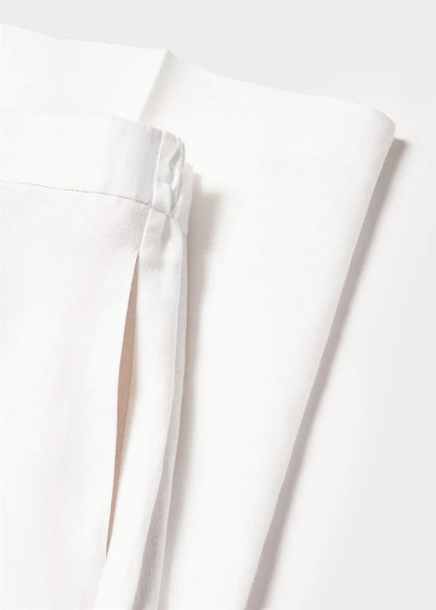 100% linen culotte pants