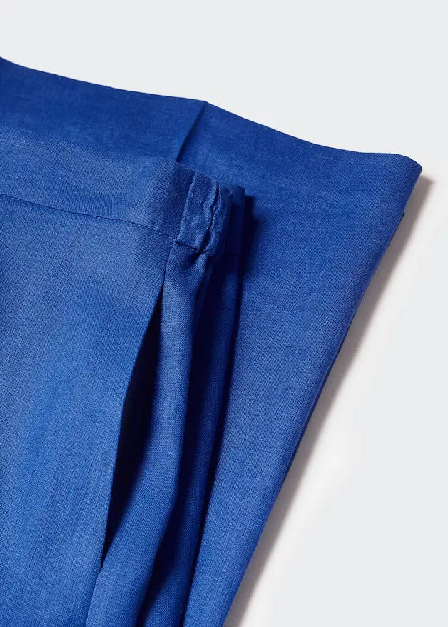 100% linen culotte pants