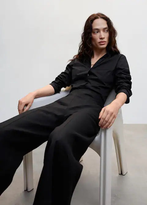 100% linen culotte pants
