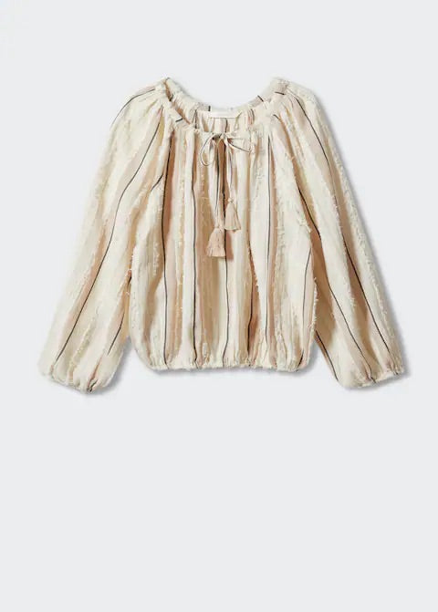 Stripe texture blouse