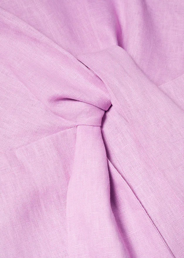 Linen knot jumpsuit