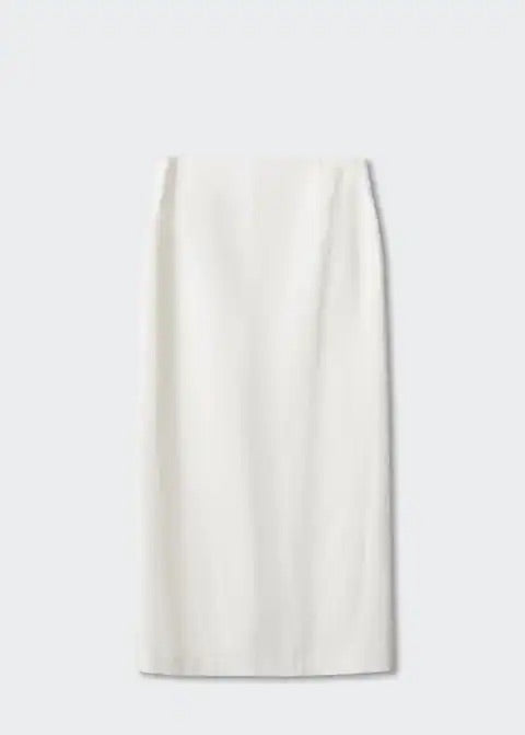 Slit long skirt