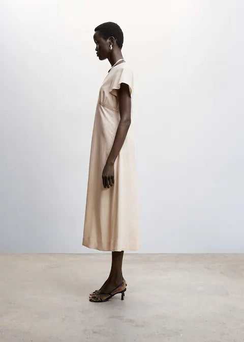 V-neckline dress