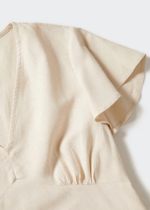 V-neckline dress