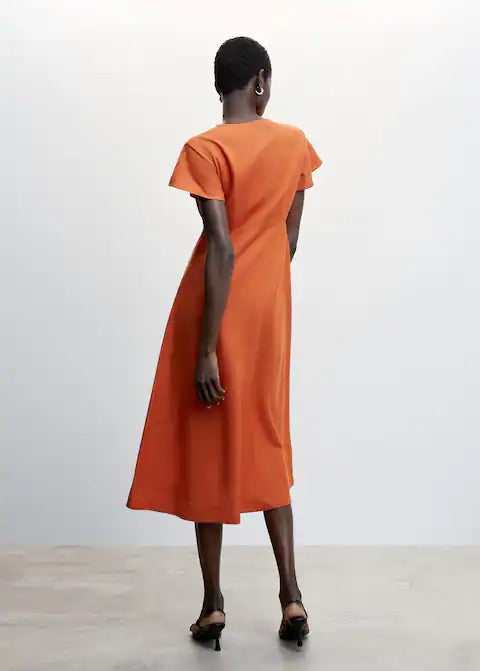 V-neckline dress