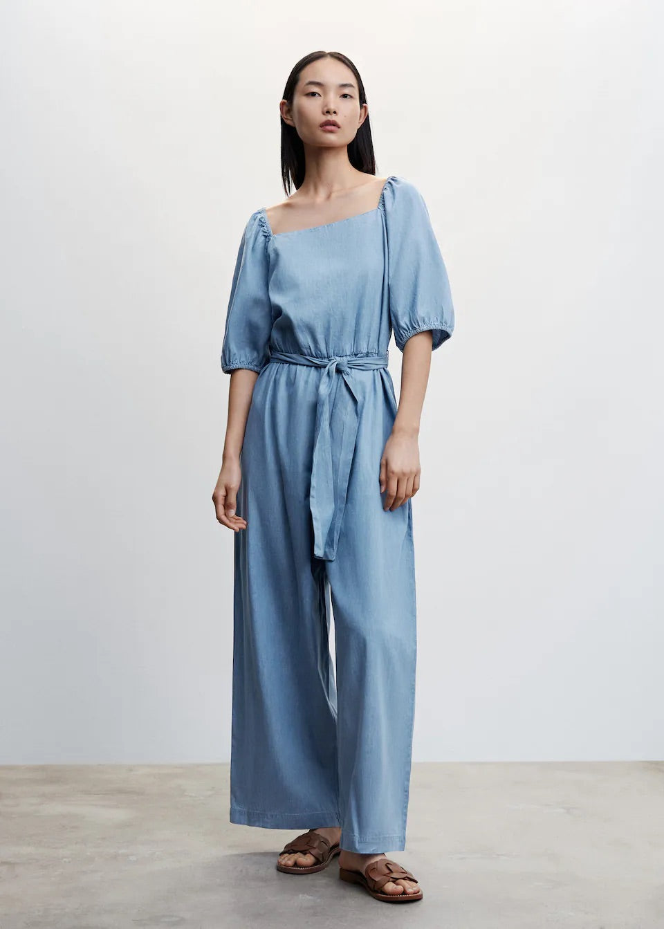 Tencel cotton jumpsuit