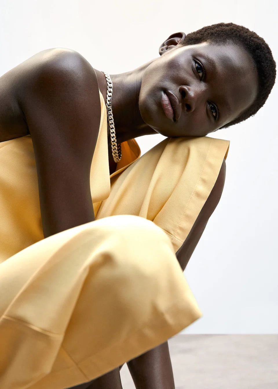 Wrap-back short jumpsuit