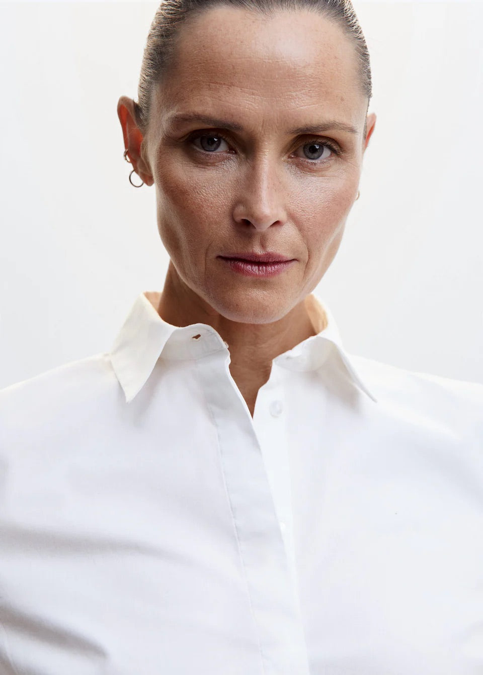 Essential cotton-blend shirt